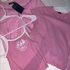 brandy melville pink bundle